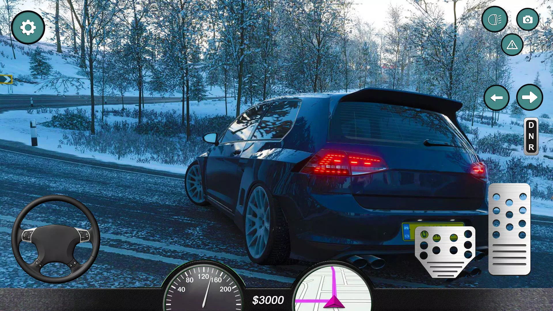 Euro Car Simulator Driving 2 Скриншот 4