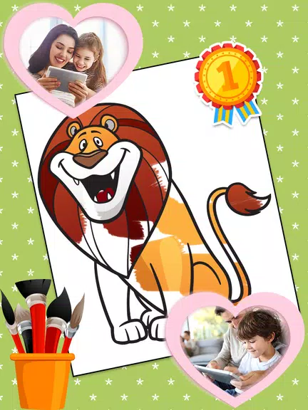 Coloring Games: Color Animals Скриншот 3