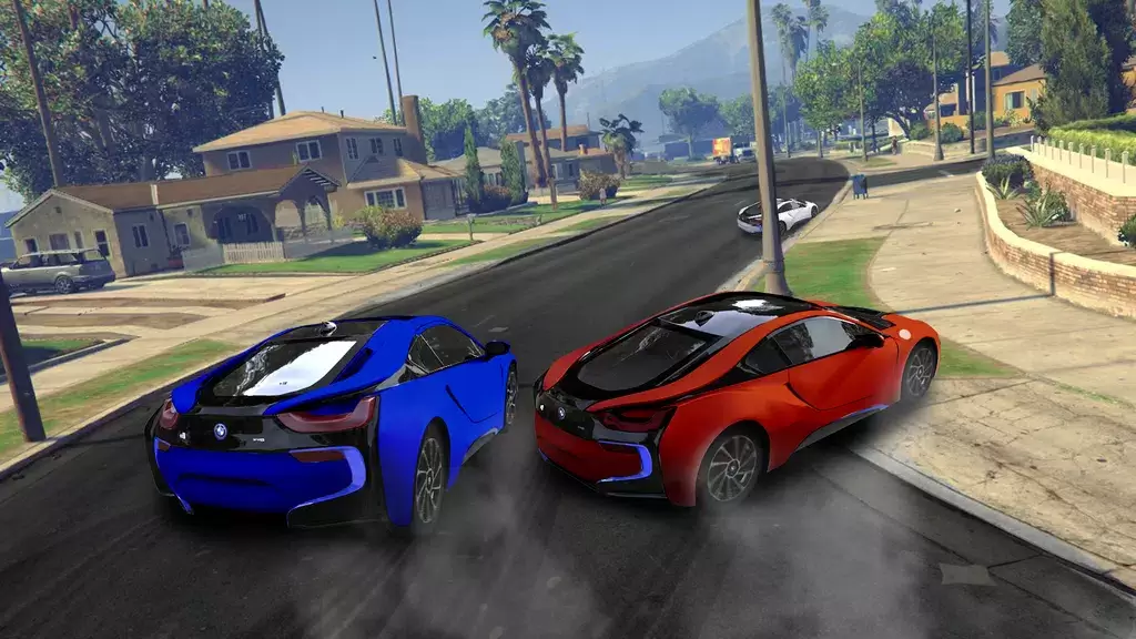 Driver BMW I8 Night City Racer Скриншот 2