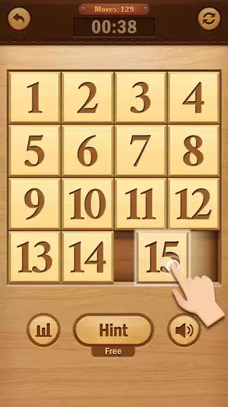 Number Puzzle - Sliding Puzzle Schermafbeelding 2