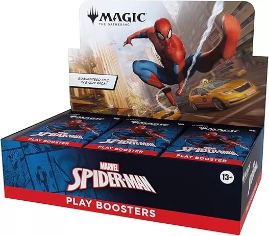 Amazon Пополняет Запасы Spider-Man Magic: The Gathering Booster