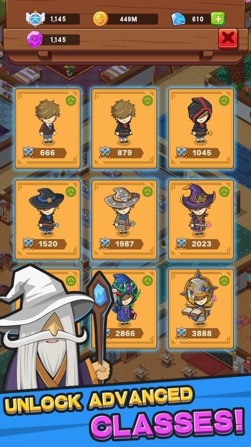 Idle Wizard College應用截圖第3張