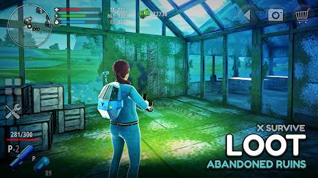 X Survive: Open World Sandbox Ảnh chụp màn hình 4