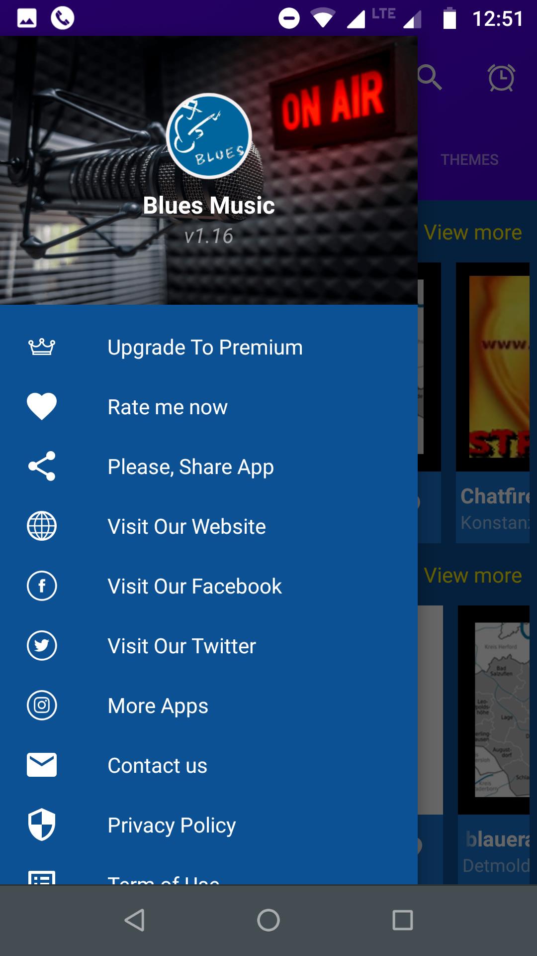 Blues Music App: Blues Radio Ảnh chụp màn hình 2