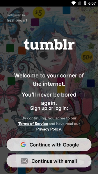 Tumblr — фандом, арт, хаос Скриншот 1
