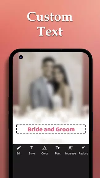 Custom Wedding Cards Maker應用截圖第2張
