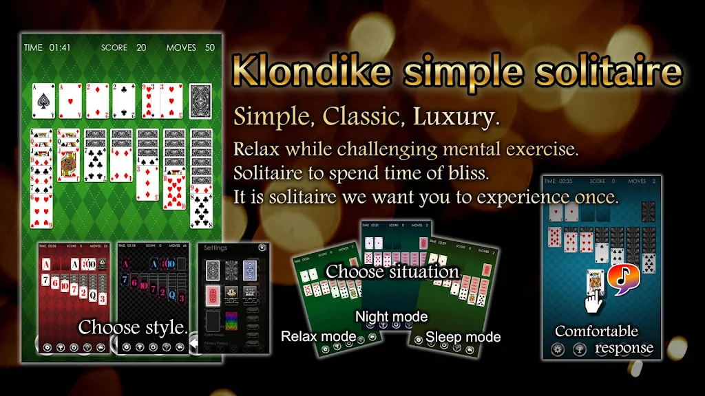 Solitaire Klondike HD 스크린샷 1
