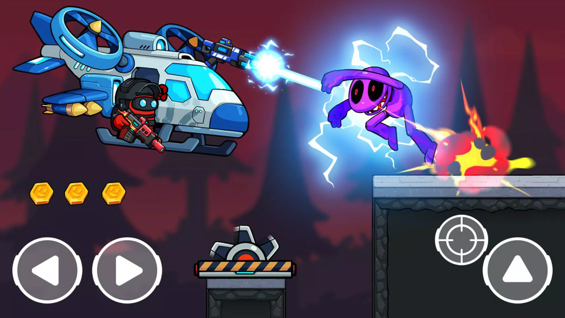 Blue Hero Shooter: Survival Скриншот 1