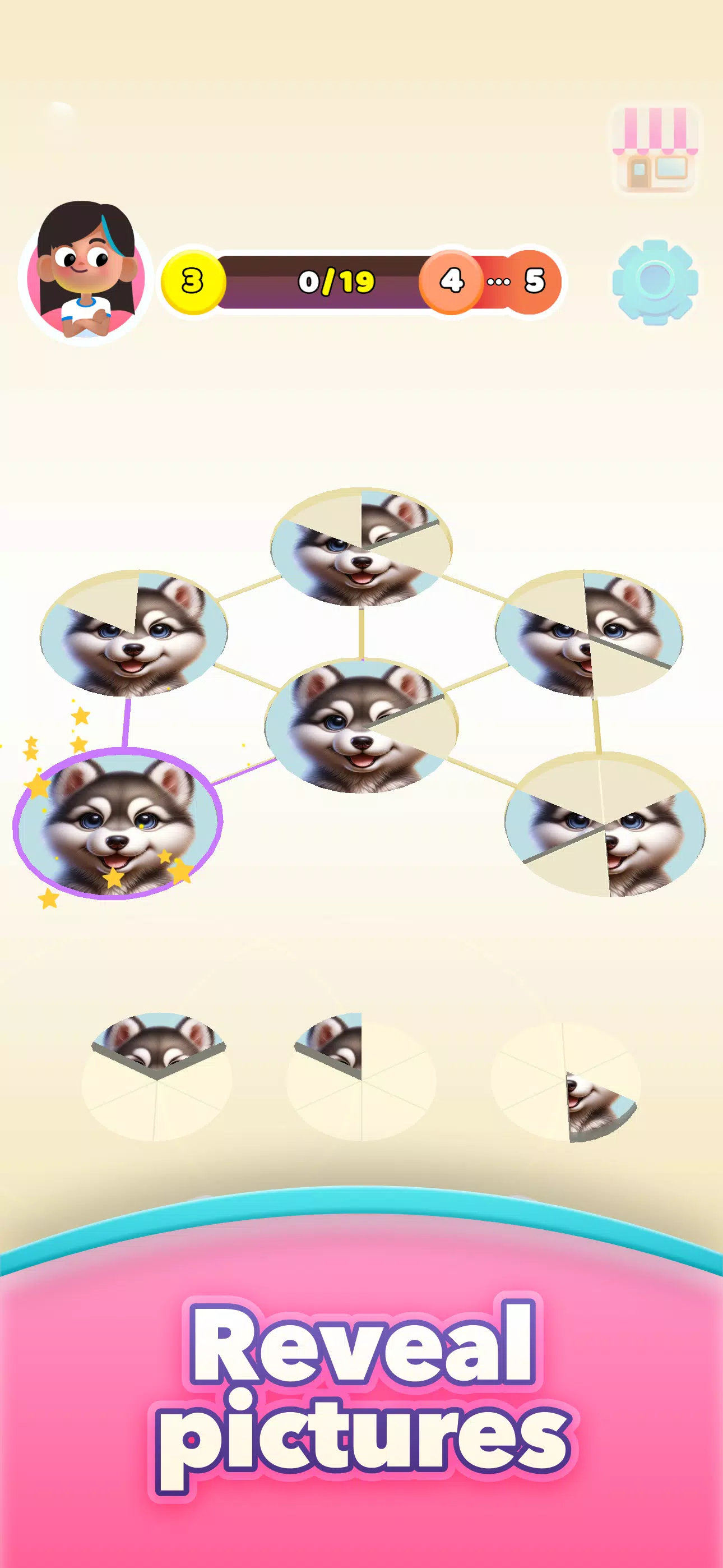 Mia’s Slices: Art Puzzle Game Скриншот 2