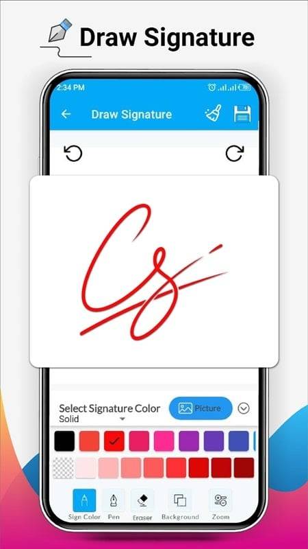 Signature Maker Pro Zrzut ekranu 1