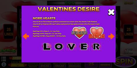 Valentine Desire More Hearts Screenshot 2