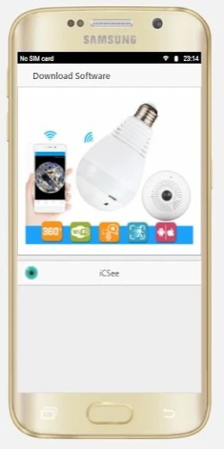 Bulb Camera Panoramic CCTV 360 Скриншот 3