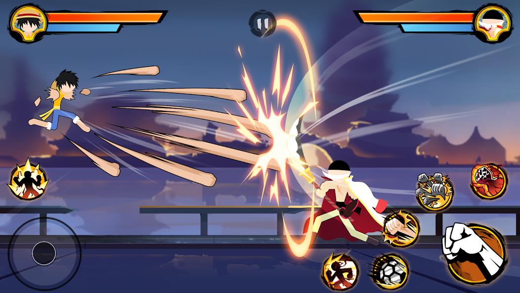 Stickman Pirates Fight Mod ภาพหน้าจอ 1