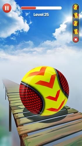 Rolling Sky: Balance Ball Game Schermafbeelding 3