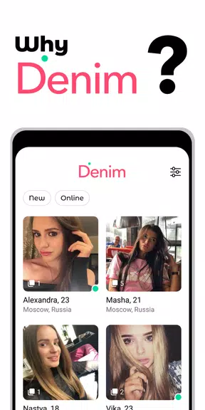 Denim - premium dating app Captura de pantalla 1