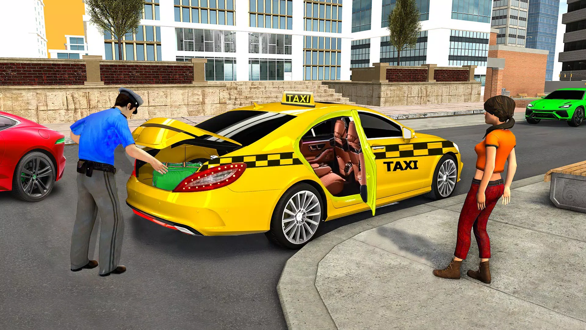 City Taxi Games-Taxi Car Games Captura de pantalla 2