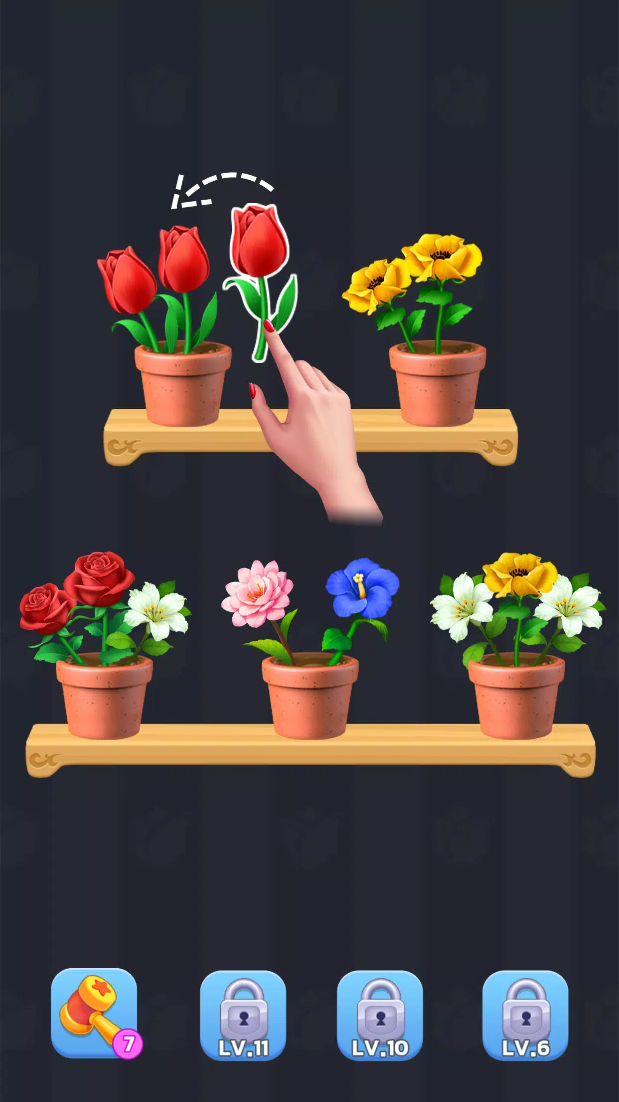 Blossom Sort® - Flower Games ภาพหน้าจอ 1