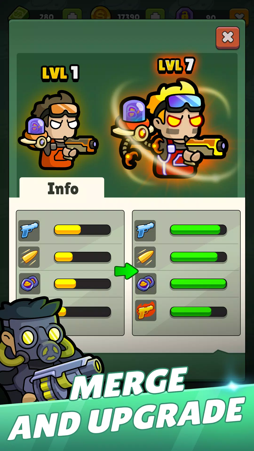 Merge Mercs ဖန်သားပြင်ဓာတ်ပုံ 2