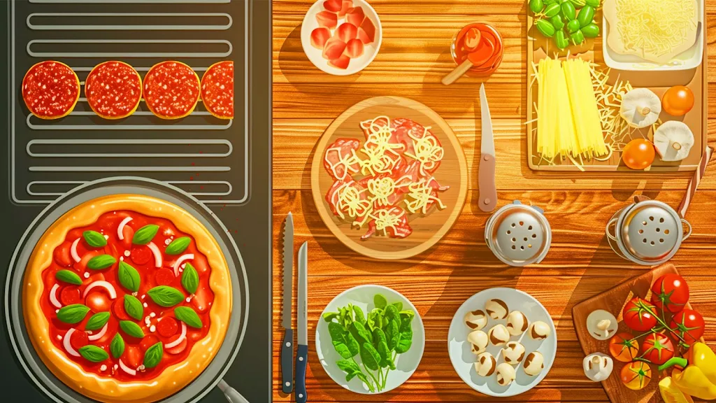 Pizza Maker Cooking Girls Game Capture d'écran 2