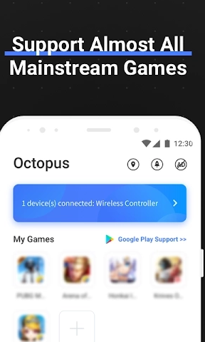 Octopus Gamepad Mouse Keyboard Keymapper Schermafbeelding 1