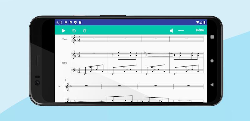Score Creator: componer música Captura de pantalla 1