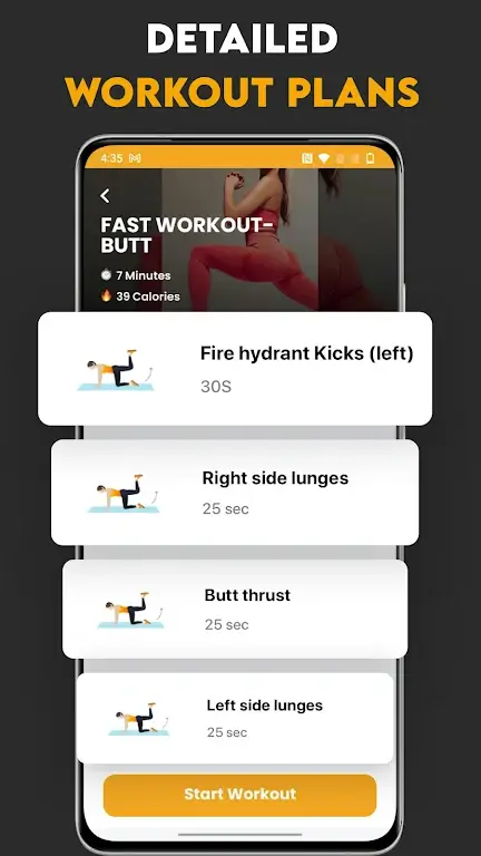 Home Workout - Full Body Workout Schermafbeelding 4