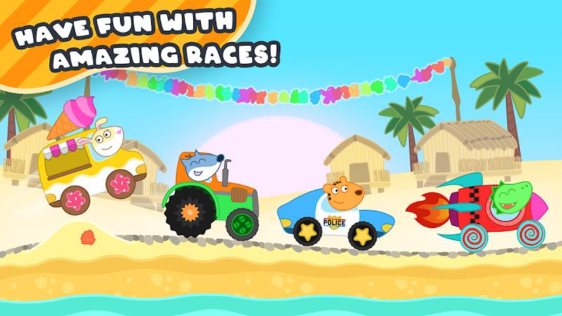 Racing Cars for kids ဖန်သားပြင်ဓာတ်ပုံ 1