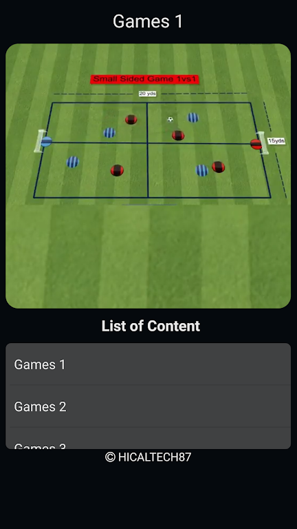 Schermata Football Small Sided Games 2