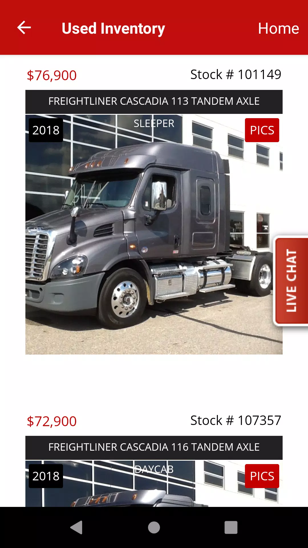 Momentum Truck Group Скриншот 4