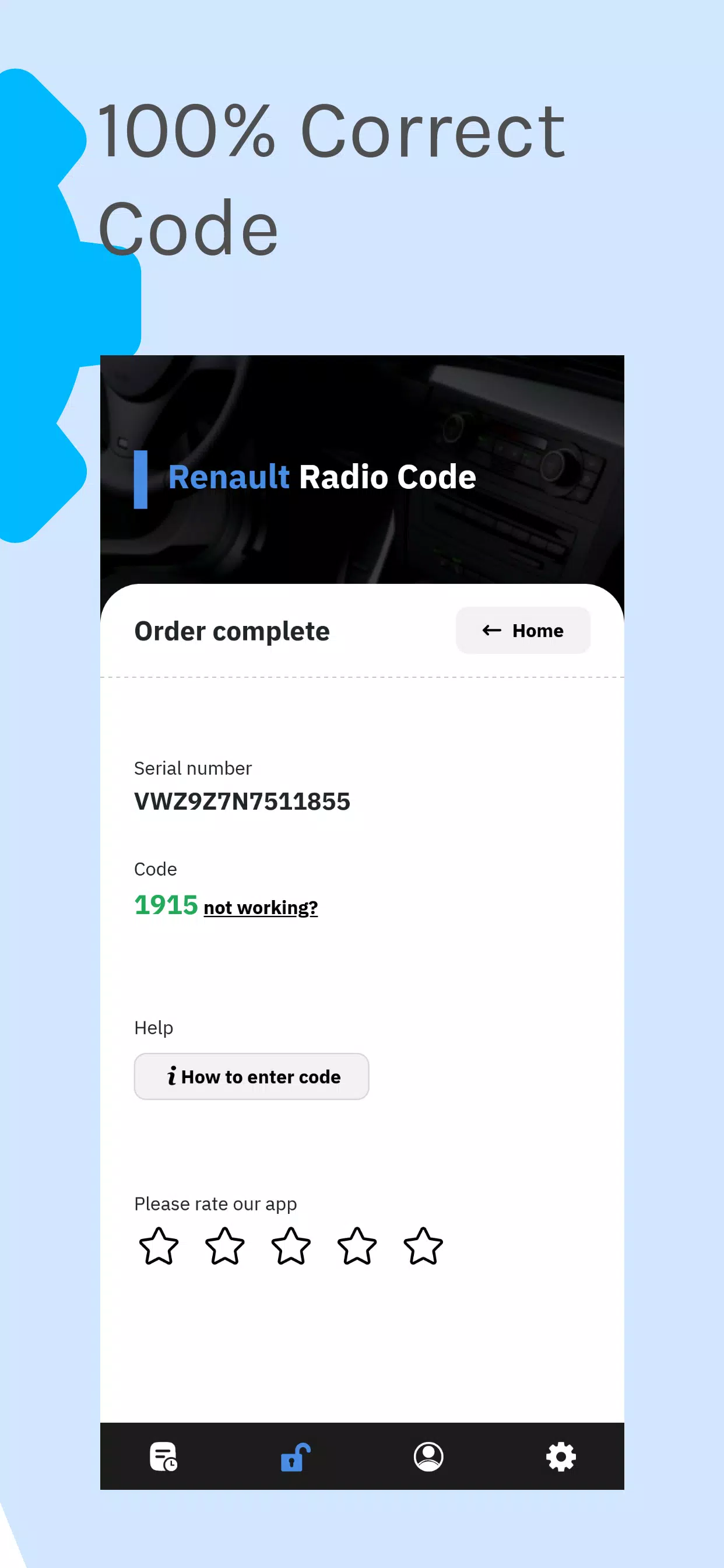VW Radio Code Generator スクリーンショット 3