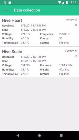 Bee Hive Monitoring Gateway Captura de pantalla 2
