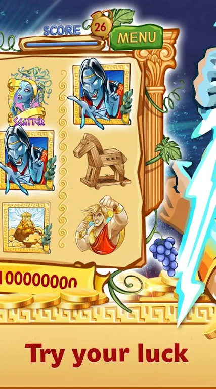 Greek Legends Slots ဖန်သားပြင်ဓာတ်ပုံ 3