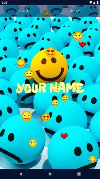 Cute Emoji Live Wallpaper Ảnh chụp màn hình 2
