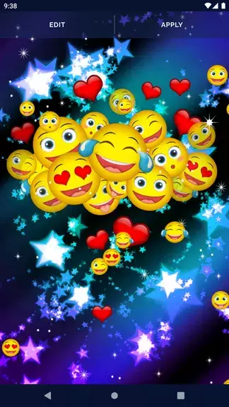 Cute Emoji Live Wallpaper Ảnh chụp màn hình 4