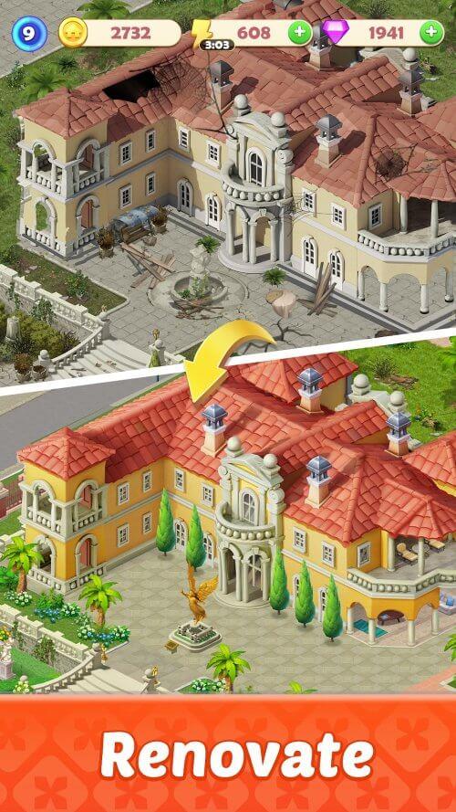 Happy Merge House Скриншот 4