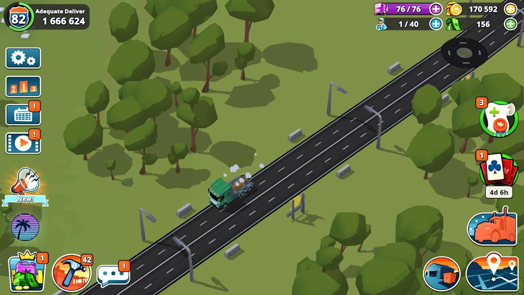 Transit King: Truck Tycoon Mod Скриншот 2
