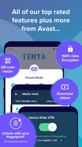 Tenta Private VPN Browser應用截圖第2張