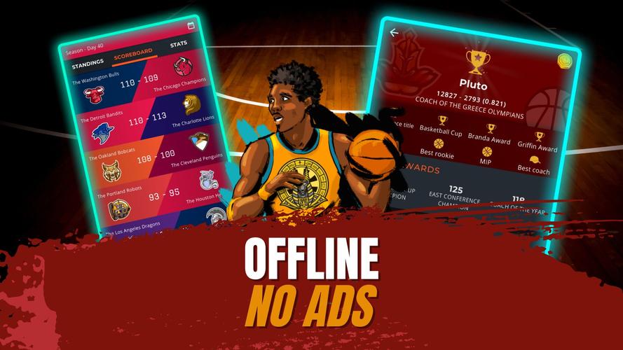 Astonishing Basketball Manager Скриншот 4