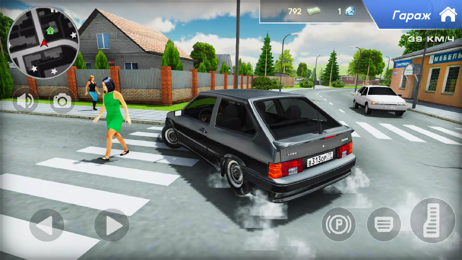 Lada 2113 Russian City Driving Captura de pantalla 3