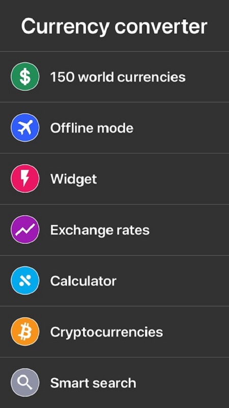 Currency converter offline Tangkapan skrin 2