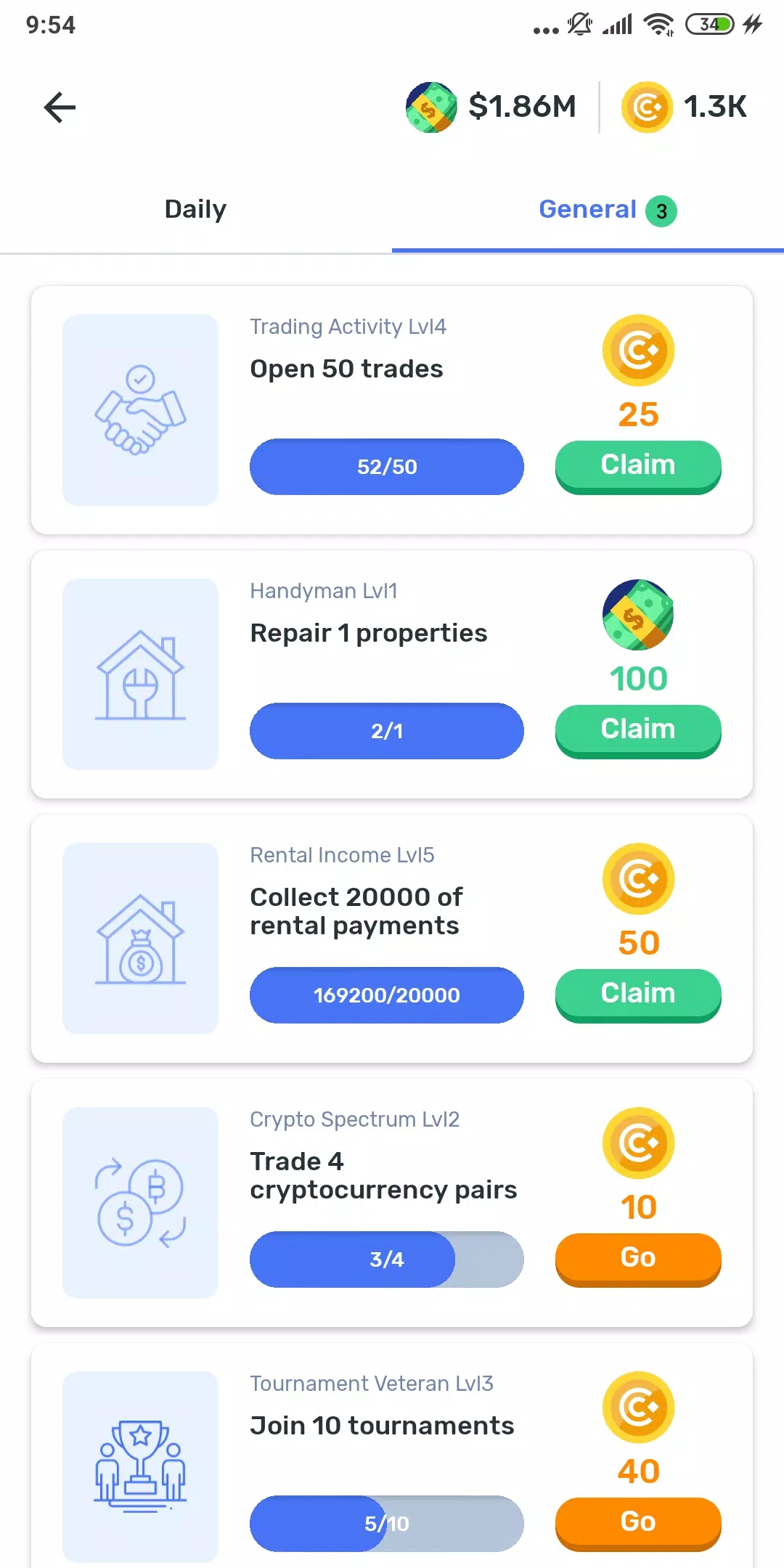 Cryptomania —Trading Simulator スクリーンショット 3