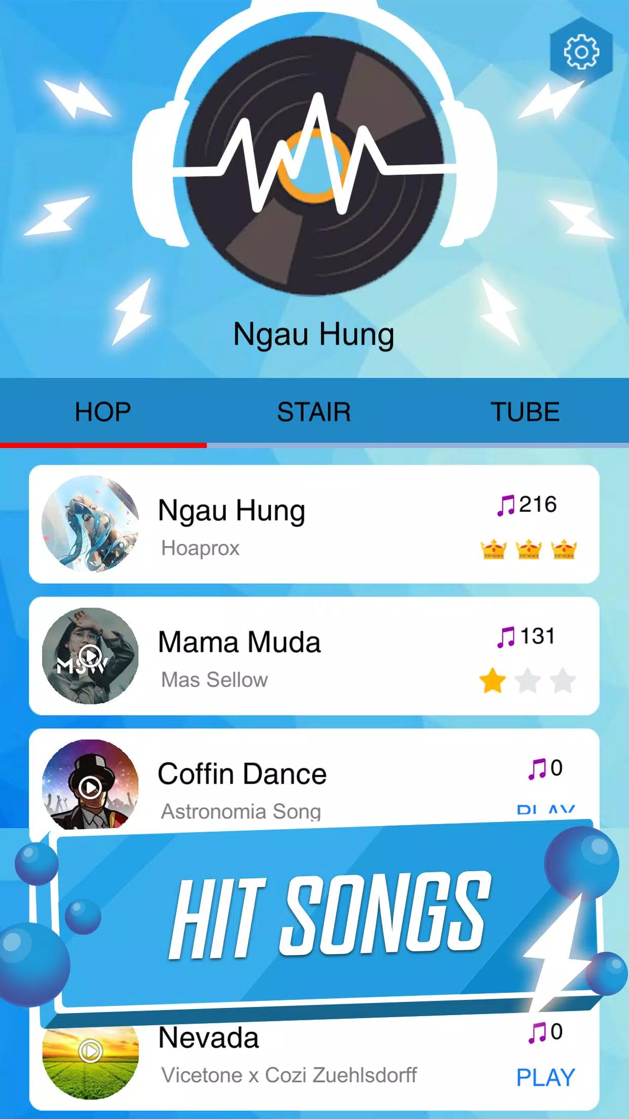 Color Music Hop Ball Games Скриншот 2