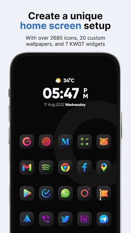 Athena Dark Icon Pack Скриншот 4