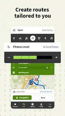 komoot - hike, bike & run Скриншот 2