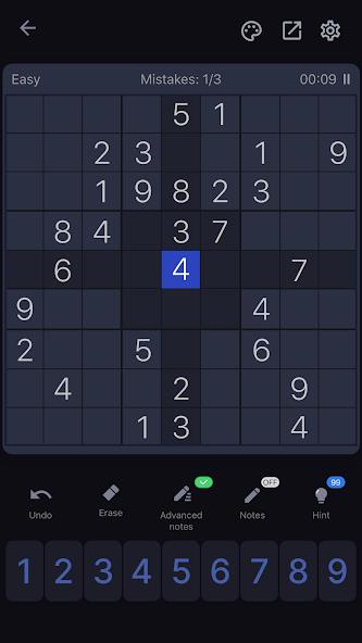 Sudoku - Classic Sudoku Puzzle Mod Schermafbeelding 2