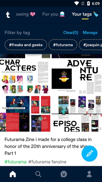 Tumblr — фандом, арт, хаос Скриншот 4