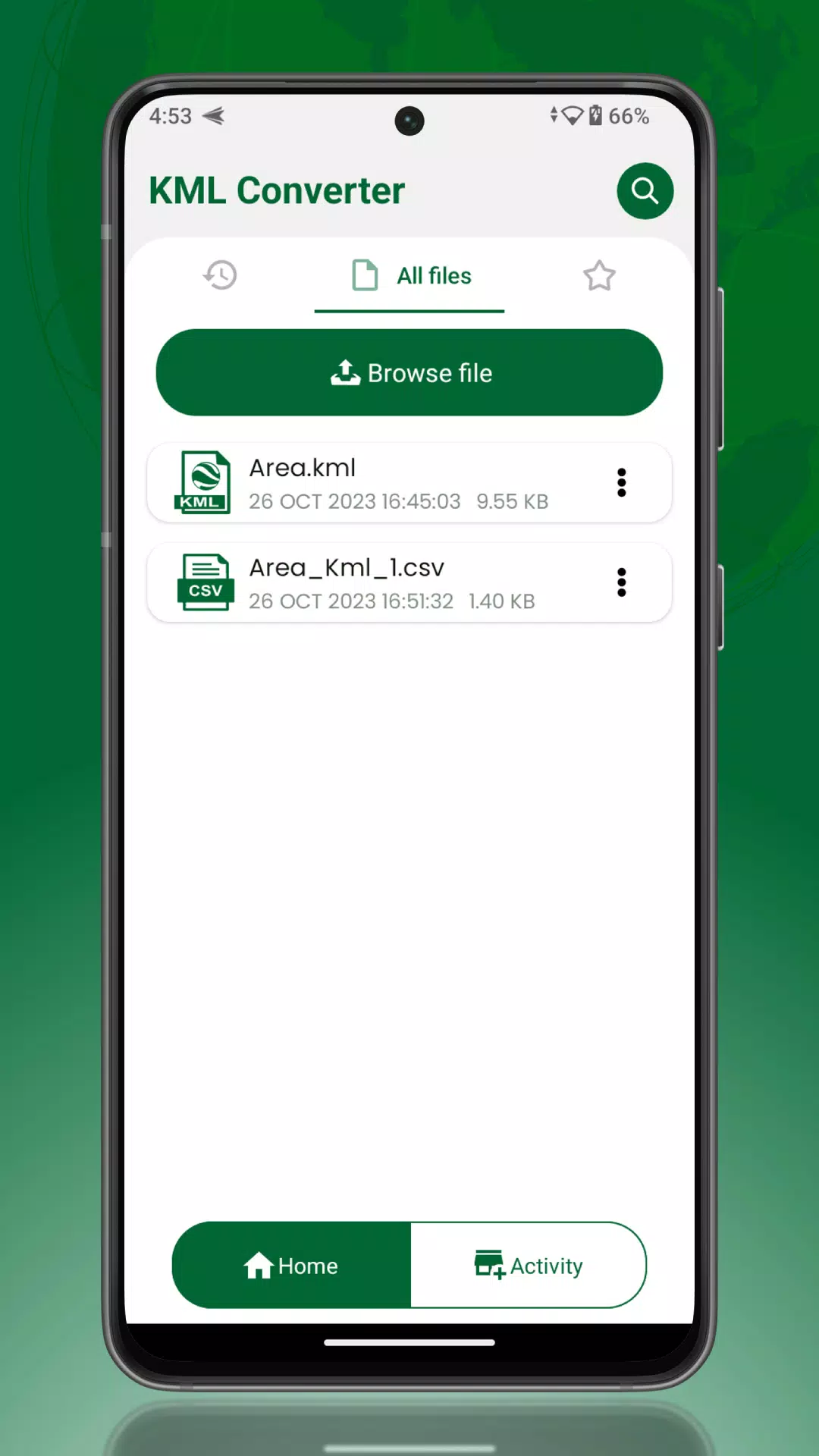 KML Converter應用截圖第2張