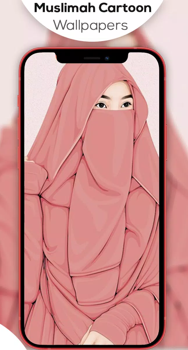 Muslimah Cartoon Wallpapers HD Скриншот 3