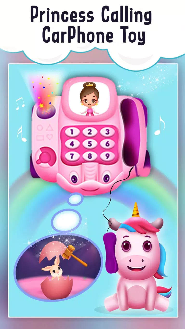 Baby Princess Car phone Toy ဖန်သားပြင်ဓာတ်ပုံ 1