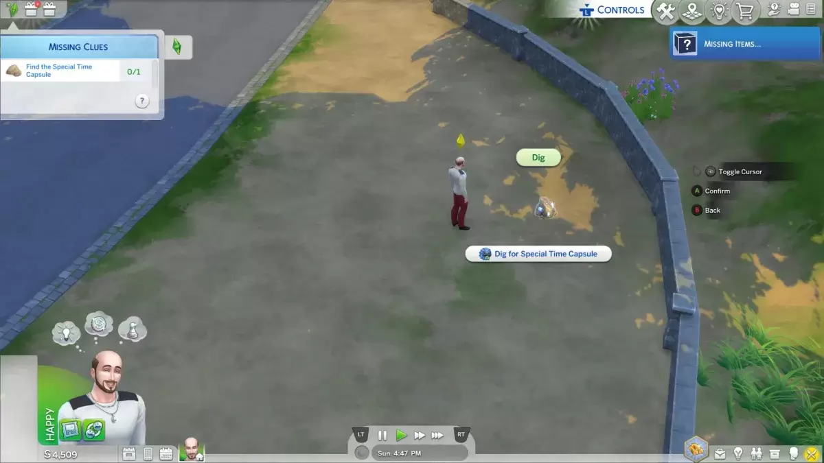 過去のイベントのSims 4爆発の一部としての特別なタイムカプセル。